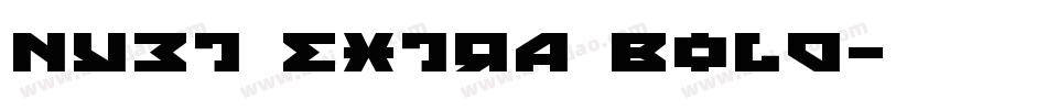 Nyet Extra Bold字体转换